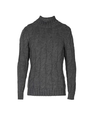 Xagon Man Pullover Turtleneck Herr Grå