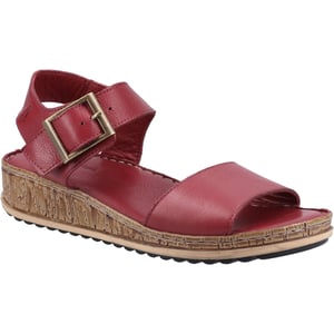 Hush Puppies Dames/dames Ellie leren sandalen (Bordeaux)
