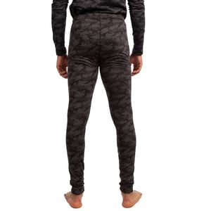 Trespass Mens Derren Camo Base Layer Bottoms (Dark Grey)
