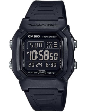 Casio Casio Collection Men's Black Watch W-800H-1BVES