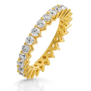 Orphelia 'Paris' Women's 925 Sterling Silver Ring - Gold ZR-7540/G