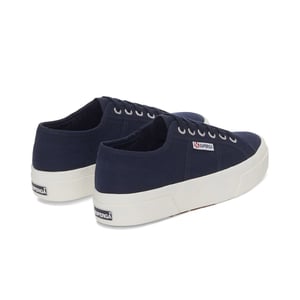 Superga Womens/Ladies 2740 Lace Up Platforms (Navy/Avorio)