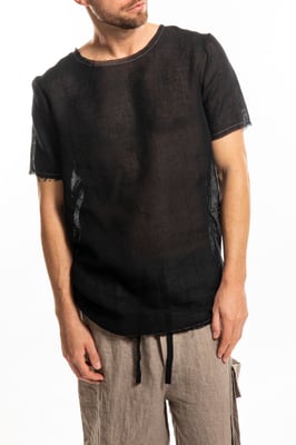 Takeshy Kurosawa T-shirt Lino Herr Svart