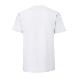 Fruit of the Loom Heren Iconic Premium Ringspun Katoen T-Shirt (Wit)