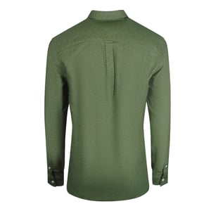 Lyle & Scott mosgroen chambray overhemd met lange mouwen