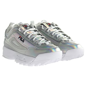 Fila Disruptor M Laag Dames Zilver Trainers