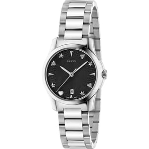 Gucci YA126573 G-Timeless svart urtavla Unisex-klocka