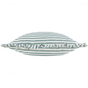 Wylder Nature Millie Ruffle Striped Outdoor Cushion Cover