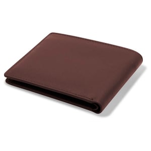 BARNEYS ORIGINALS Real Leather Bi Fold RFID Wallet in Brown