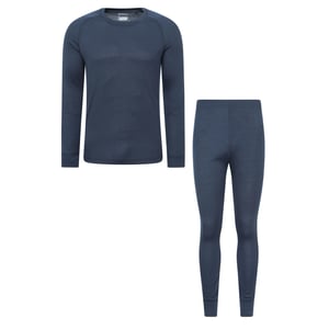 Mountain Warehouse Heren Talus Thermische Base Layer Set (Marine)