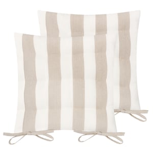Yard Hayle Striped Cotton 2 Pack Seat Pads