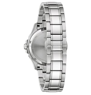 Bulova Marine Star Dames Zilver Horloge 96P248
