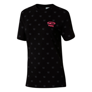 Puma Womens OG All Over Print Tee Grafisch T-shirt Grijs 845065 01