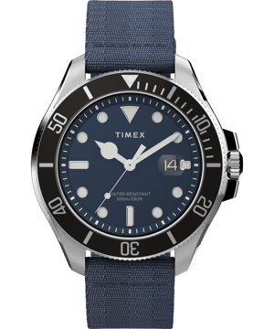 Timex Harborside Coast Heren Blauwe Horloge TW2W62700