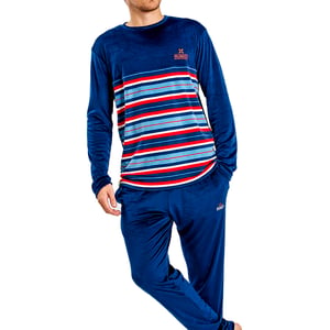 Fluwelen pyjama met lange mouwen MUDP0152