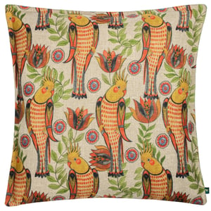 Wylder Tropics Akamba Cockatiels Tropical Feather Filled Cushion