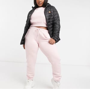 Ellesse Womens Plus Quilted Jacket In Black