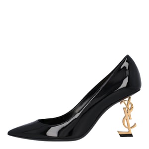 Saint Laurent Opyum Patenten Leren Hakken Zwart