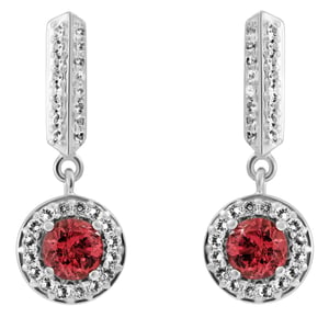 Orphelia 'Bristol' Dames 925 Sterling Zilveren Oorbellen - Zilver ZO-7579/P
