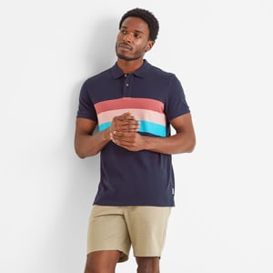 Butley Mens Polo Shirt Dark Indigo