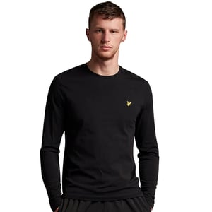 Lyle & Scott Gewoon T-shirt met lange mouwen in Zwart