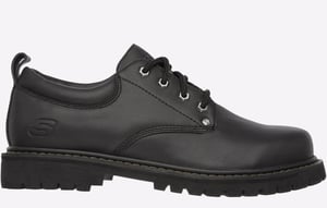 Skechers Tom Cats Svarta Lädersnörskor För Män