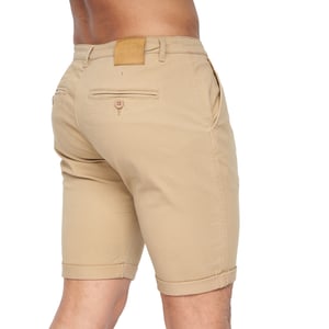 Crosshatch Heren Sinwood Chino Shorts (Zand)