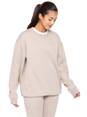 Enzo | Dames Oversized Sweatshirt - Havermout