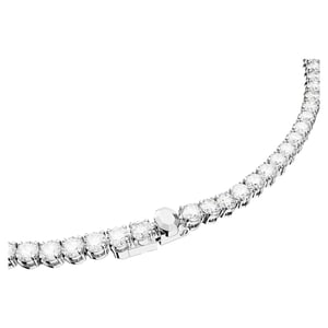 Swarovski 'Matrix' Vrouwen Basis Metaal Ketting - Zilver 5681796