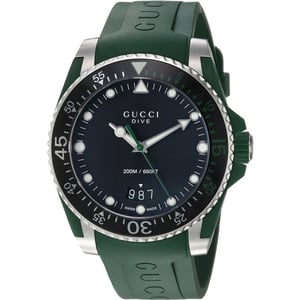 Gucci YA136310 Dive svart urtavla herrklocka