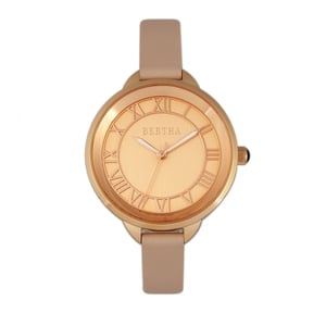 Bertha Madison Sunray wijzerplaat lederen band horloge