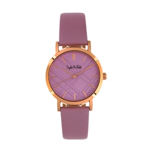 Sophie and Freda Budapest Leather-Band Watch