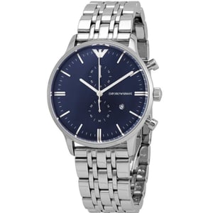 Emporio Armani AR80013 Blue Dial Chronograph herrklocka