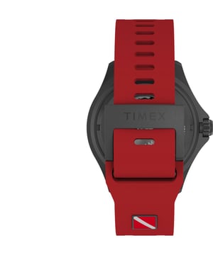 Timex Deep Water Tiburon Automatic Heren Horloge Rood TW2W21000