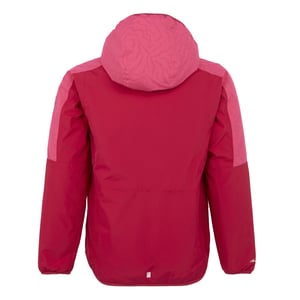 Regatta Childrens/Kids Volcanics VIII Terrain Print Reflective Jacket (Deep Pink/Hot Pink)
