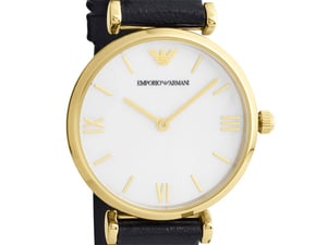 Emporio Armani AR1910 GP Mother Of Pearl Dial Black Strap