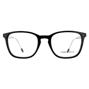 Giorgio Armani Rectangular Mens Black Glasses Frames