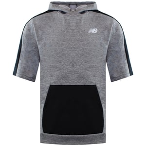 New Balance Tenacity Mens Grey Hooded Top