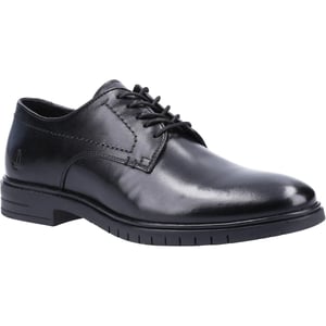 Hush Puppies Mens Sterling Leather Shoes (Black)