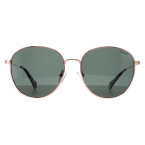 Polaroid Ronde Unisex Goud Koper Groen Gepolariseerd PLD 6215/S/X