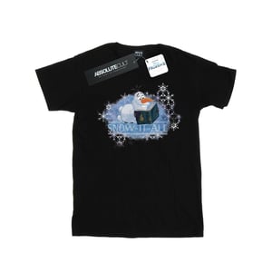 Disney Heren Frozen 2 Olaf Snow It All T-Shirt (Zwart)