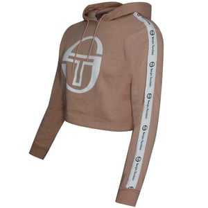 Sergio Tacchini Goran Hoodie Womens Cropped Sweatshirt Roze Trui 38072 710