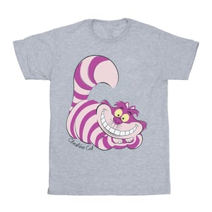 Disney Jongens Alice In Wonderland Cheshire Cat T-shirt (Sportgrijs)