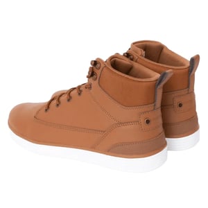 Crosshatch Heren Staiger Leren Trainers (Bruin)