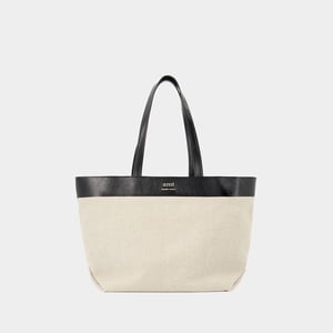East West Shopper Bag - AMI Paris - Linne - Beige