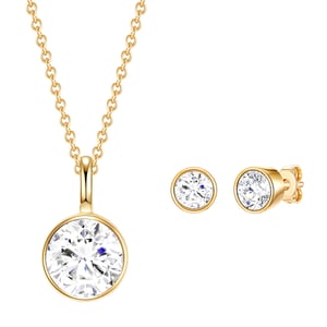 Rafaela Donata Female Sterling Silver Set (Necklace + Earring)