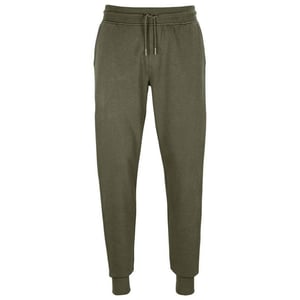 SOLS Unisex Adult Jumbo Organic Jogging Bottoms (Khaki Green)