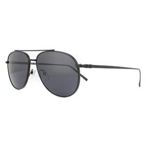 Salvatore Ferragamo Solglasögon SF201S 002 Matt Svart Grå