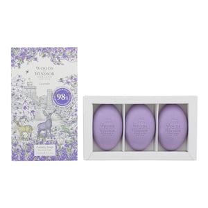 Woods Of Windsor Lavender Luxury Soap 3 x 60g
