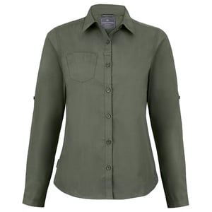 Craghoppers Dames/dames Expert Kiwi Shirt met lange mouwen (Donker ceder groen)